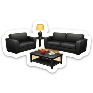 Floor living room sticker