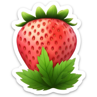 Pinke Erdbeere  sticker