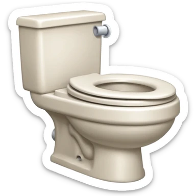 village toilet sticker