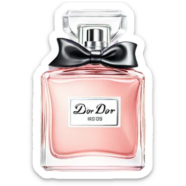 Miss dior perfume sticker