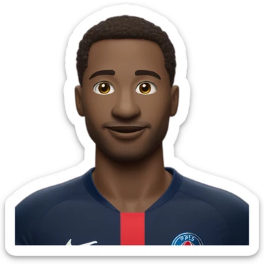 Kermit avec un maillot du psg sticker