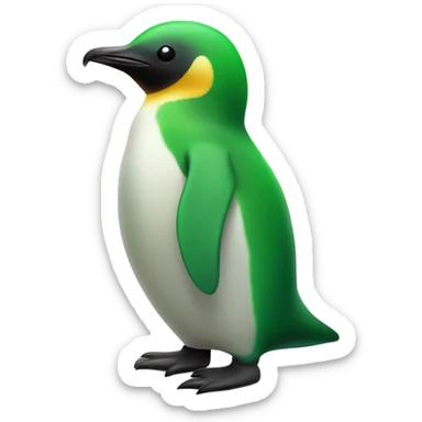 green penguin sticker