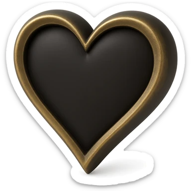 3d gothic heart  effect
 sticker