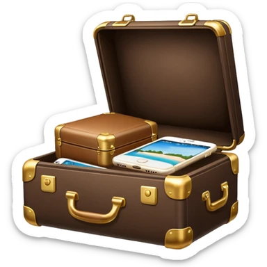 luxury travel items sticker