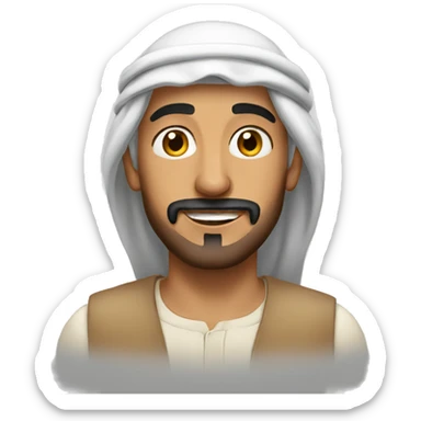 Arabian man sticker