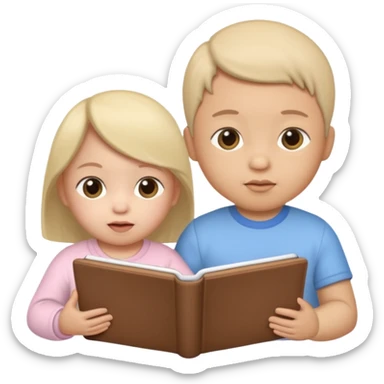 都是 3D 风格的吧，我指 Notebook，分别有 baby girl 和 baby boy 的头像 sticker