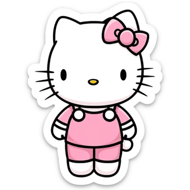hello kitty  sticker