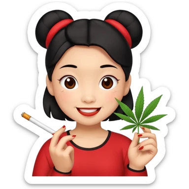 make pucca smoke weed sticker