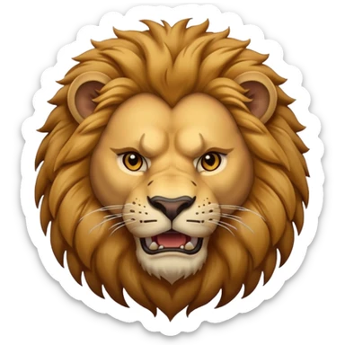 Lion marocain sticker