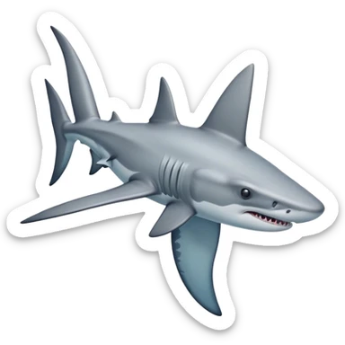 Hammerhead shark sticker