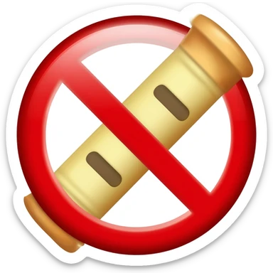 CREA UN EMOJI DE PROHIBIDO sticker