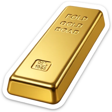 Gold bar sticker