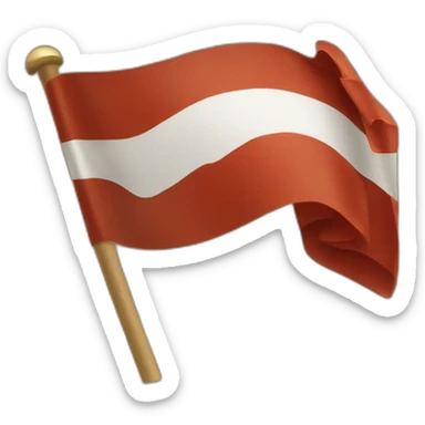flag of the Rome football team  sticker