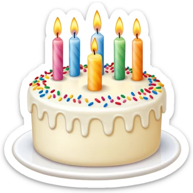 Happy Birthday Bob & Bob Birthday Cake sticker