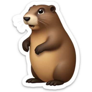 Puxatany Phil groundhog sticker