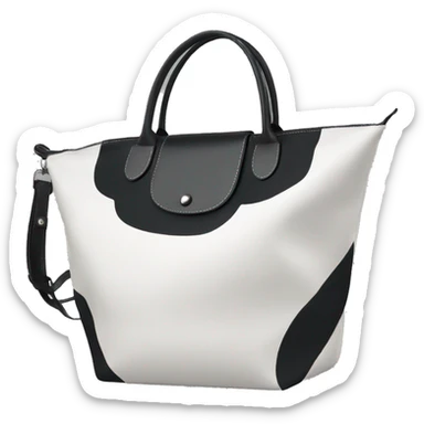 longchamp tote bag black sticker