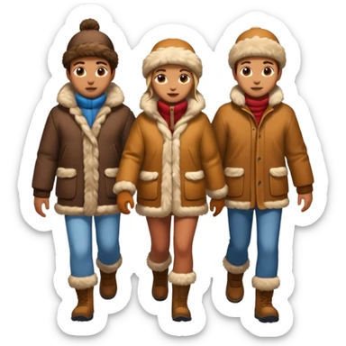 ice age tribe walking sticker
