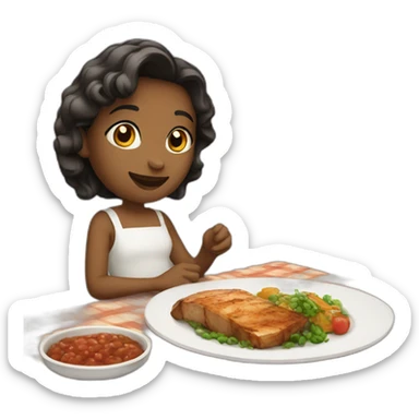 dinner sticker