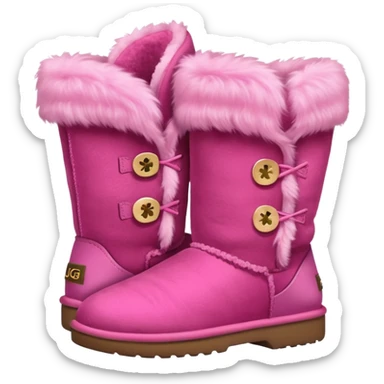Pink uggs sticker