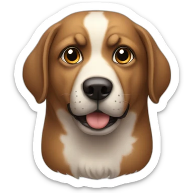 perro con manchas sticker