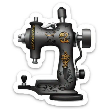 tattoo machin, tattoo machine pencil type sticker