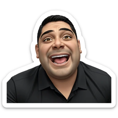 boy with black shirt meme sticker