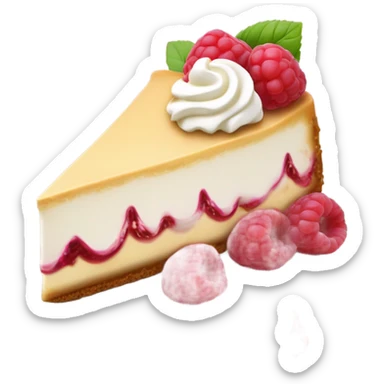cheesecake raspberries and cream tasty  sticker