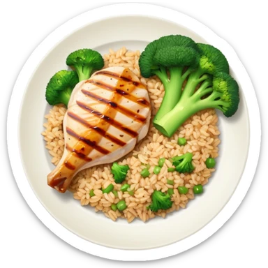 Protein food sticker