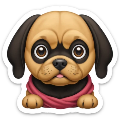 Make a puggle sticker