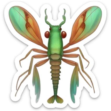 mantis shrimp sticker