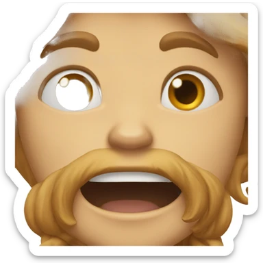 Singe maigre roux sticker