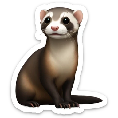 ferret  sticker