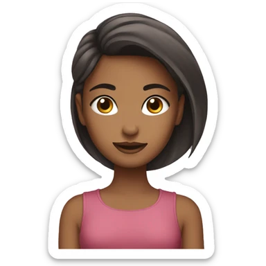 Make a beatiful girl  sticker