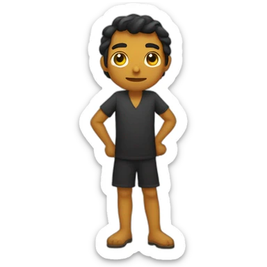 lazo negro de luto sticker