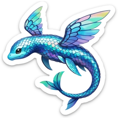 Elemental Flying-type-Water-type natural Pokémon-Fakémon-creature sticker