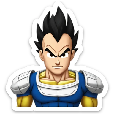 vegeta ultra ego sticker