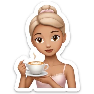 Ballerina cappuccino  sticker