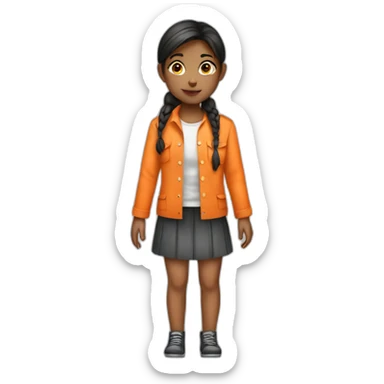 Girl Prisoner with orange shirt sticker