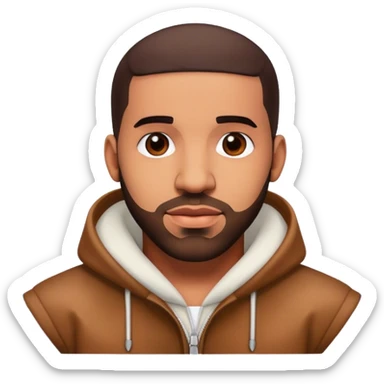 Drake the goat sticker