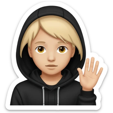 hacker anonimous in front of PC sticker