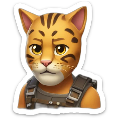 Meowscles fortnite sticker