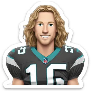 trevor lawrence jaguars winning superbowl sticker