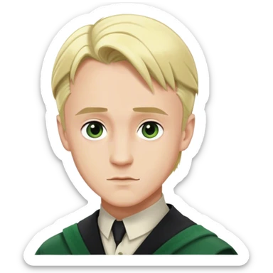 Draco malfoy but gay  sticker