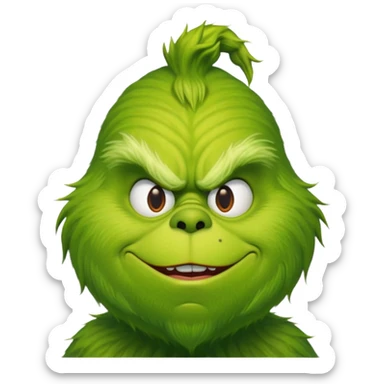the grinch sticker