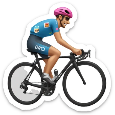 Giro in bici sticker