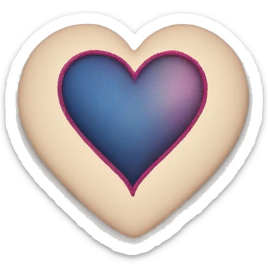 Heart sticker