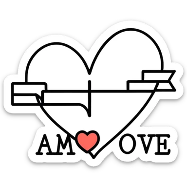 Amor Love sticker