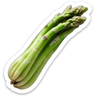 Crée un emoji d'une asperge qui marche sticker