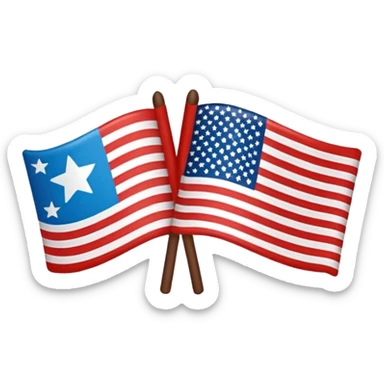 bandeiras dos estados unidos sticker