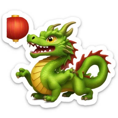  Put a dragon but it’s a Chinese new year sticker